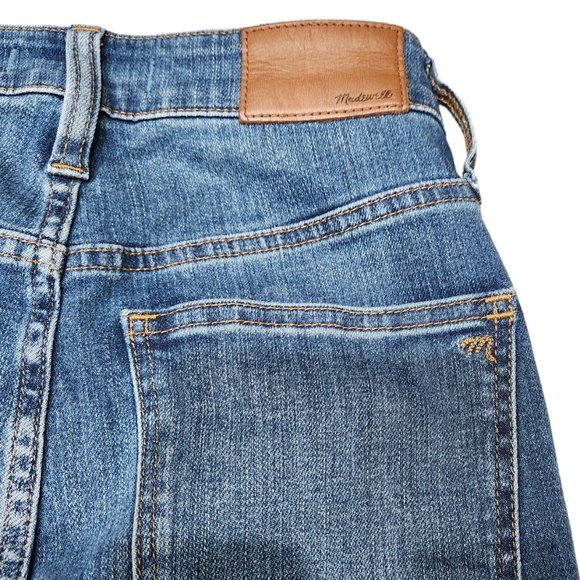 Madewell Curvy High-Rise Skinny Crop Blue Denim Jeans Size 25 - Picture 8 of 8